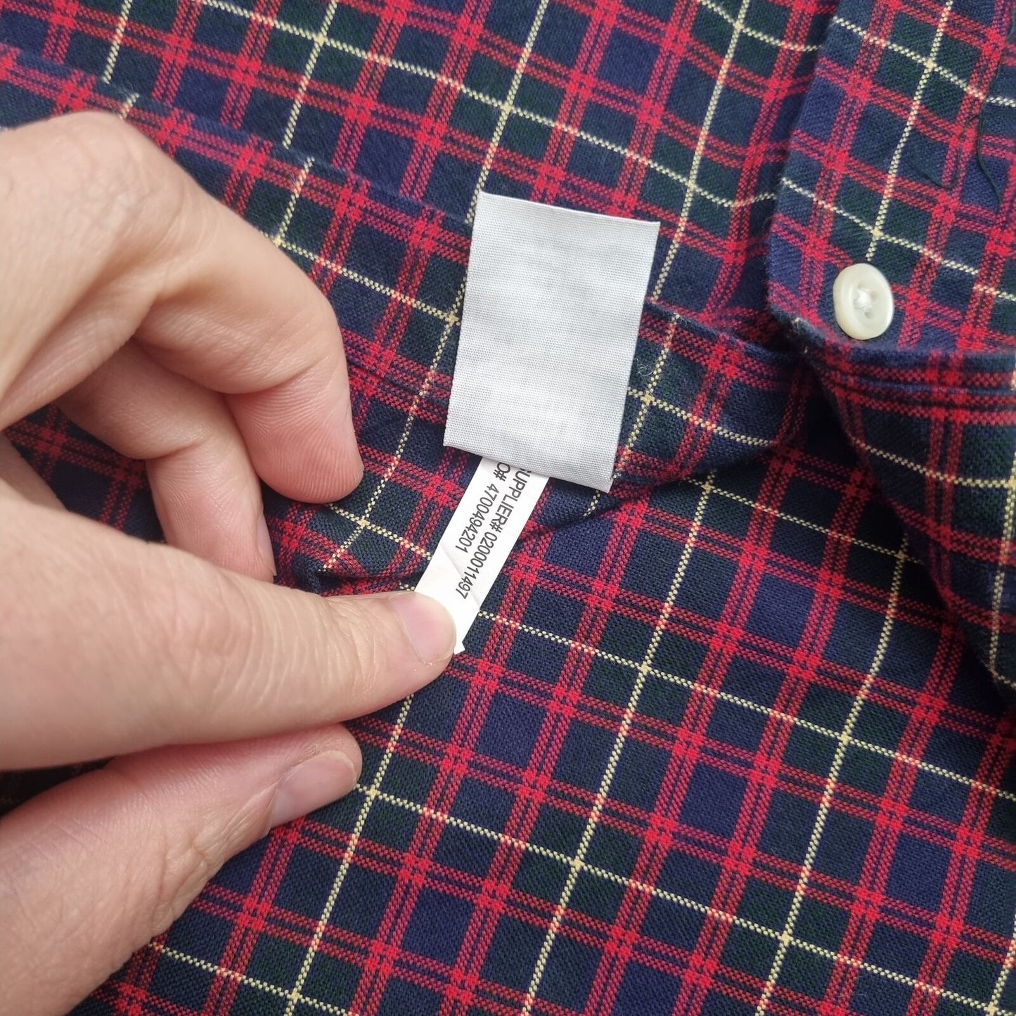 Ralph Lauren OXFORD SHIRT CHECK TARTAN - Red - Size L