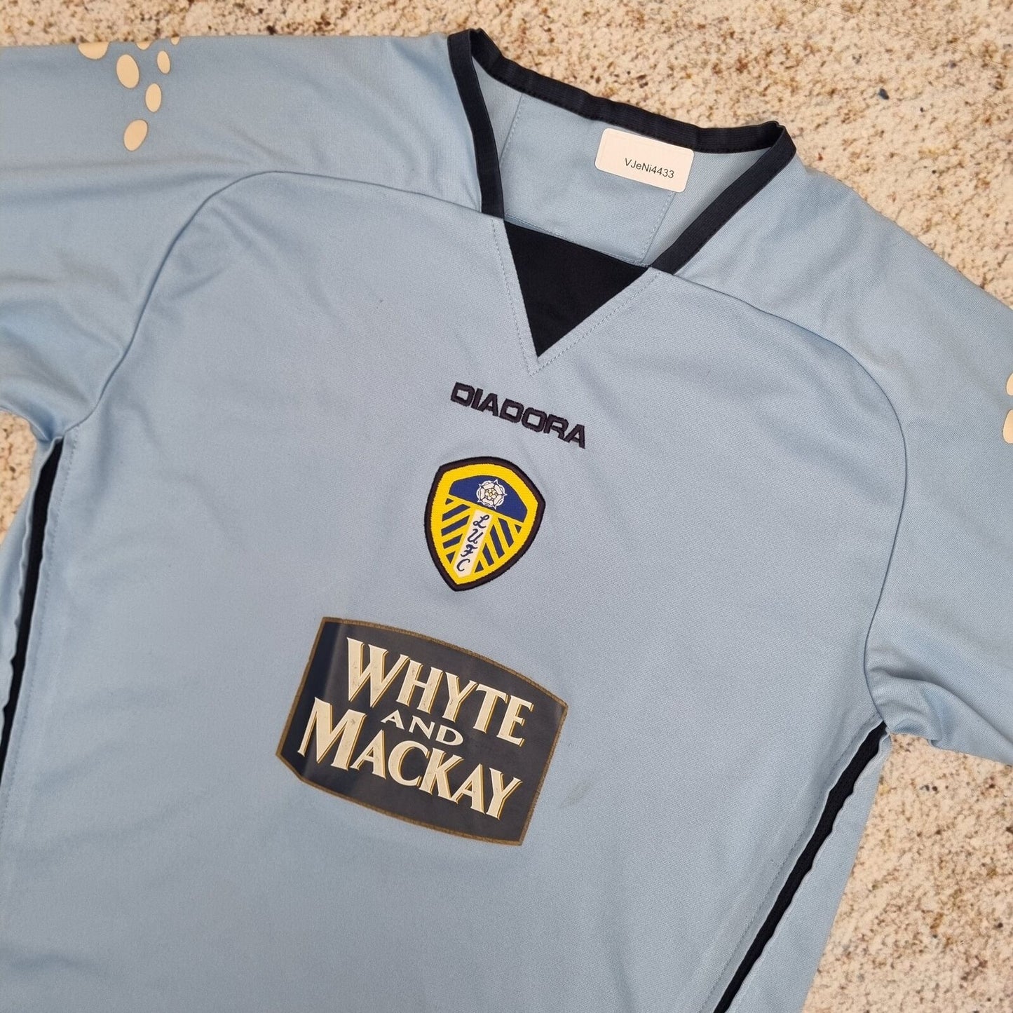 Diadora LEEDS UNITED JERSEY 2004/05 AWAY 3RD - Blue - Size S