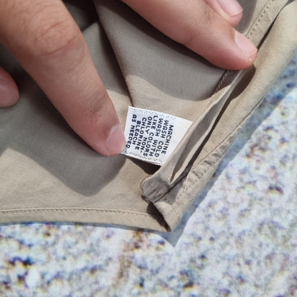 RALPH LAUREN OXFORD SHIRT MARLOWE PLAIN  - Brown - Size XL