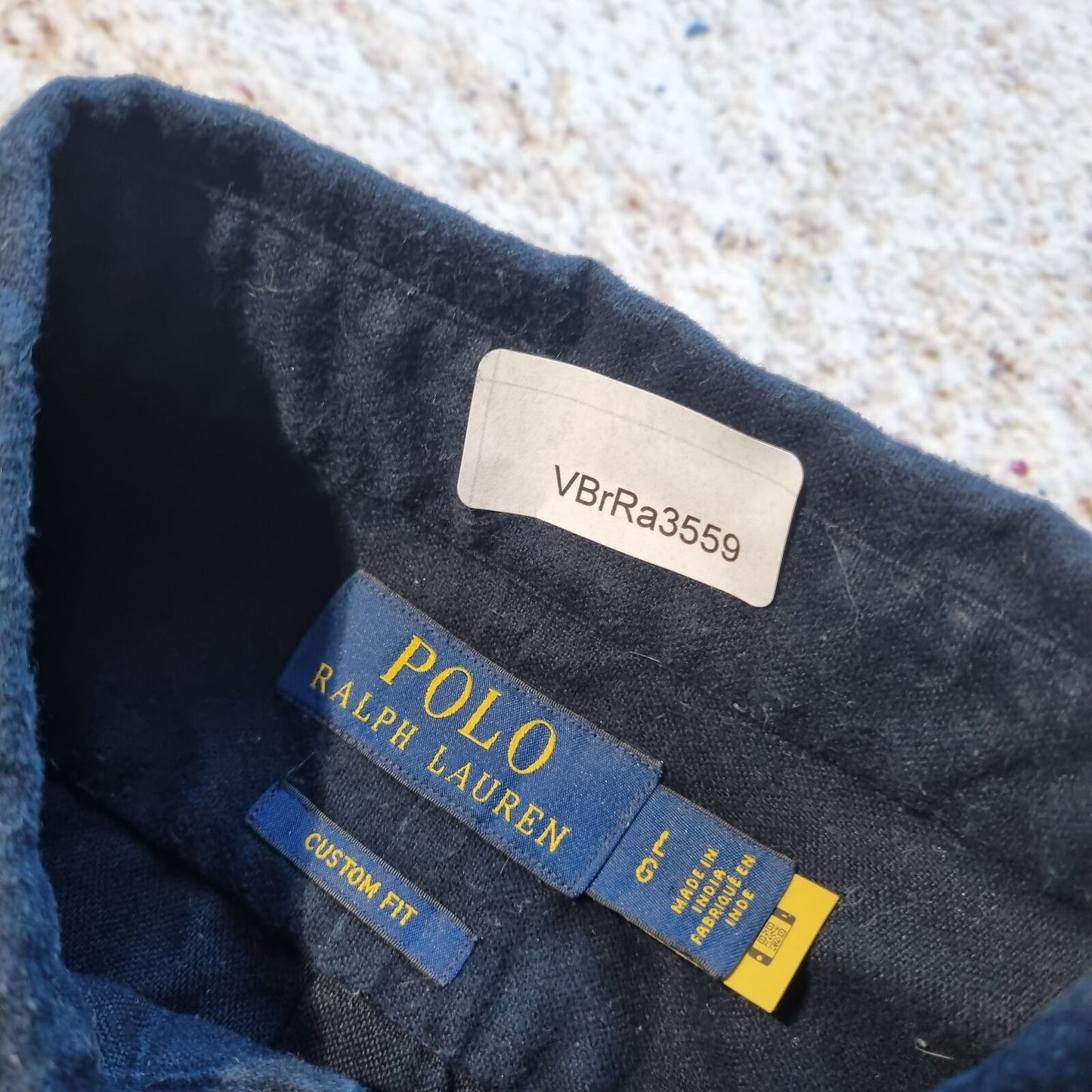 Ralph Lauren OXFORD SHIRT CUSTOM FIT  - Blue - Size L