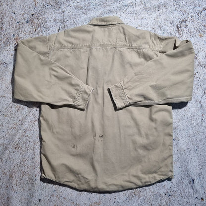 Carhartt OVER SHIRT HEAVYWEIGHT DISTRESSED - Brown - Size L