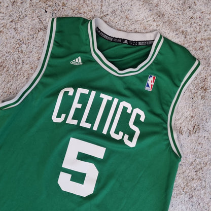 ADIDAS BOSTON CELTICS BASKETBALL JERSEY 2007  #5 GARNETT Size M GREEN
