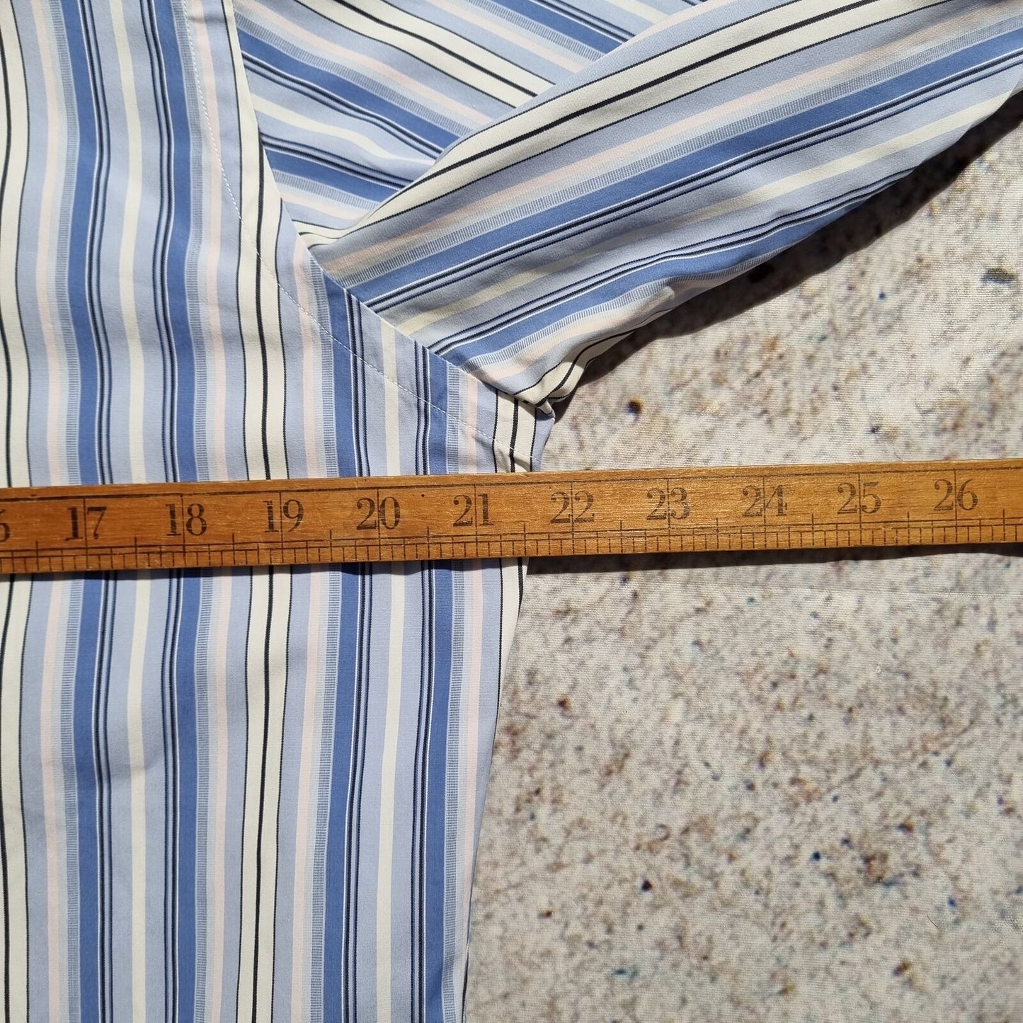 Ralph Lauren OXFORD SHIRT CUSTOM FIT STRIPE - Blue - Size M