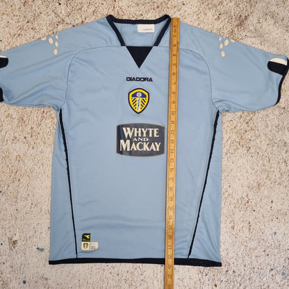 Diadora LEEDS UNITED JERSEY 2004/05 AWAY 3RD - Blue - Size S