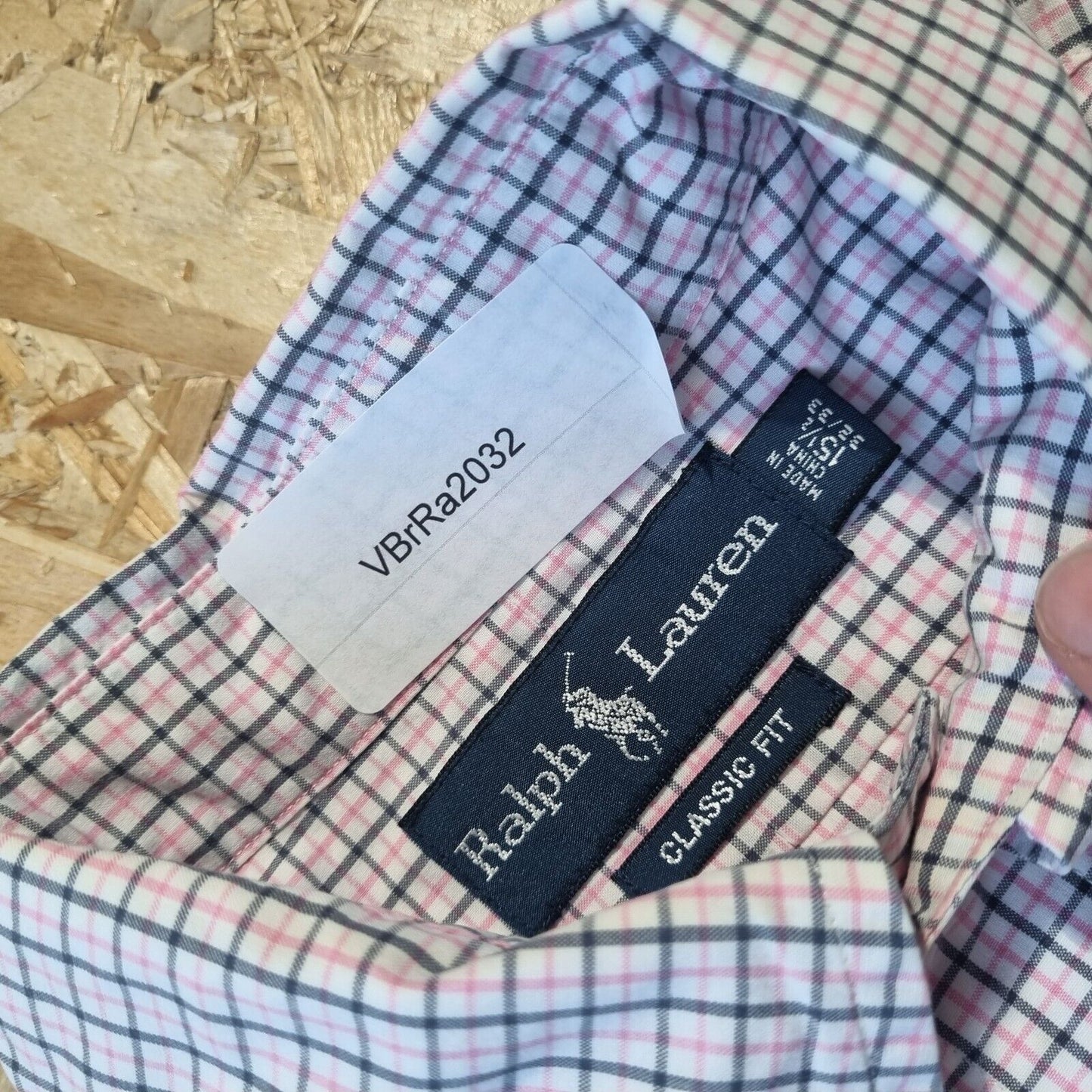 Ralph Lauren Oxford Shirt Classic Fit  - Pink - Size 15.5 32/33