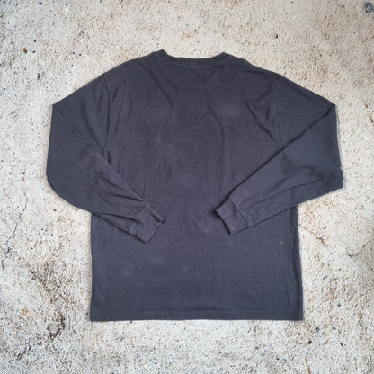 CARHARTT POCKET T-SHIRT LONG SLEEVE LOOSE FIT - Blue - Size L