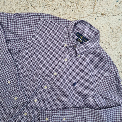 Ralph Lauren OXFORD SHIRT 100% COTTON STRETCH - Purple - Size S