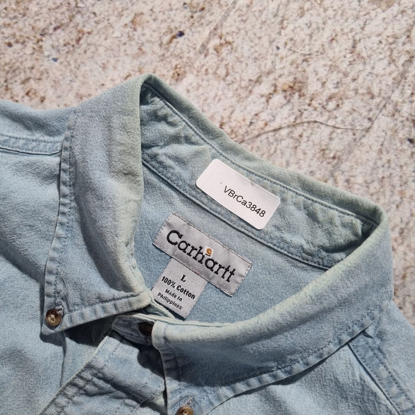 Carhartt WORK WEAR SHIRT DENIM STYLE - Blue - Size L