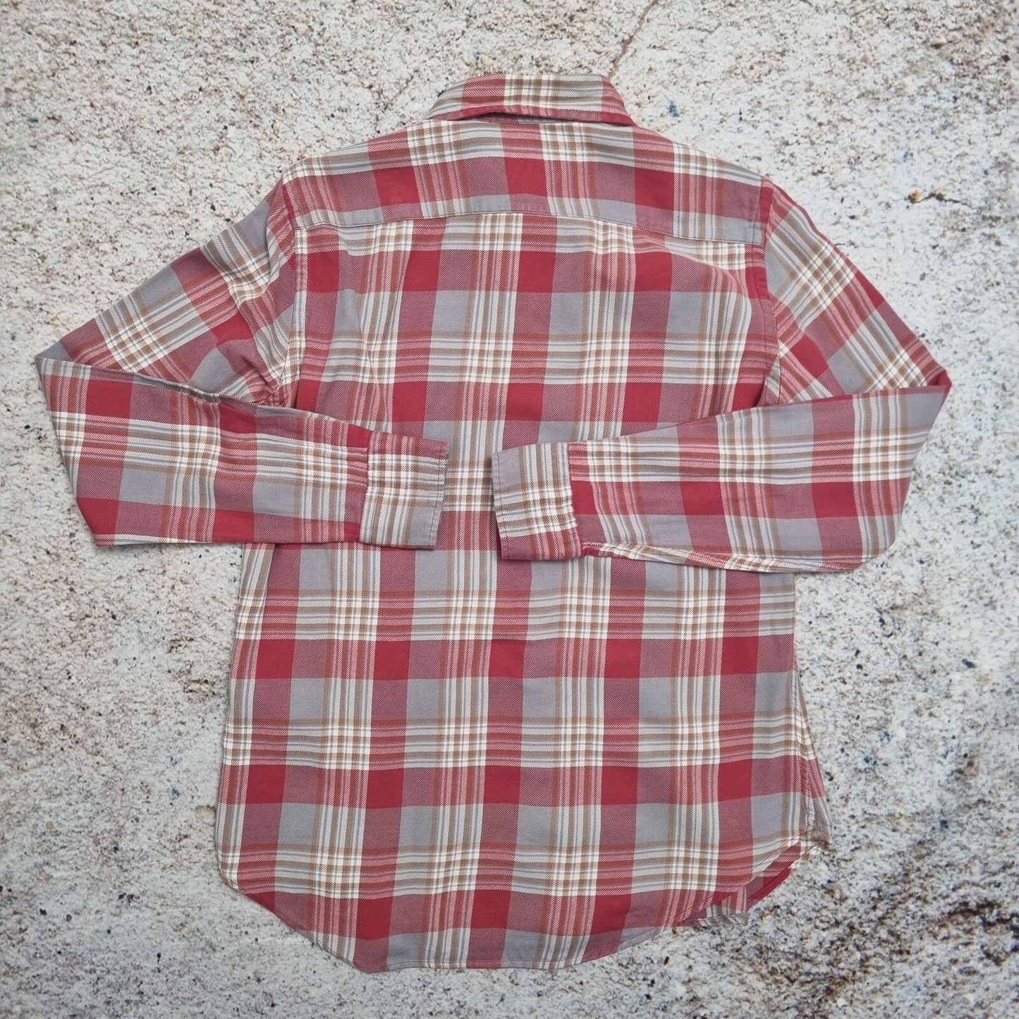 Ralph Lauren OXFROD SHIRT FLANNEL CHECK  - Red - Size S