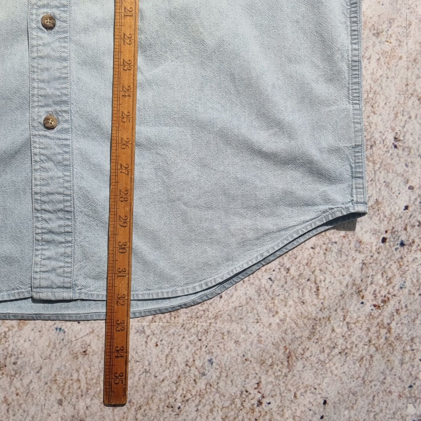 Carhartt WORK WEAR SHIRT DENIM STYLE - Blue - Size L