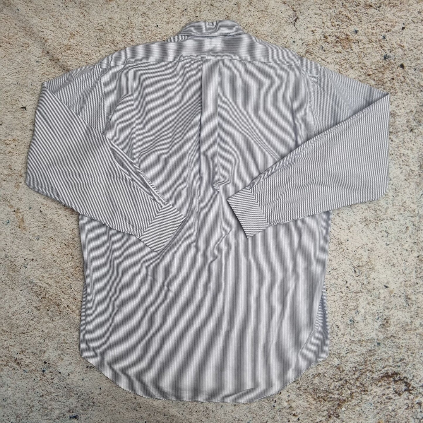 Ralph Lauren OXFORD SHIRT BLAKE TWO PLY STRIPE  - Blue - Size M