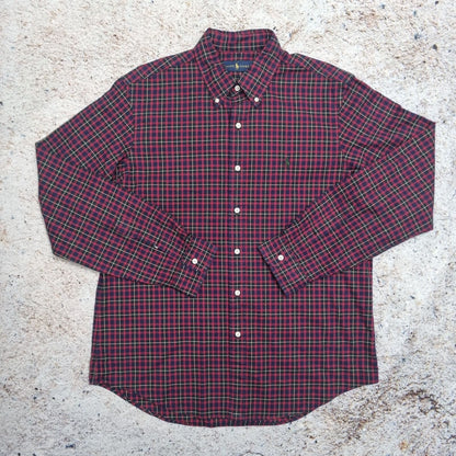 Ralph Lauren OXFORD SHIRT CHECK TARTAN - Red - Size L
