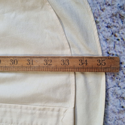 RALPH LAUREN OXFORD SHIRT YARMOUTH PLAIN - Yellow - Size 16.5 32/33