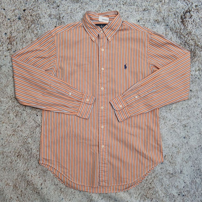 Ralph Lauren OXFORD SHIRT CLASSIC FIT STRIPE - Orange - Size M