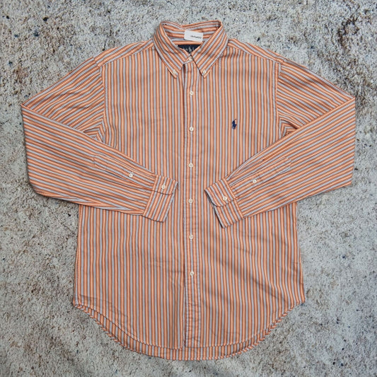 Ralph Lauren OXFORD SHIRT CLASSIC FIT STRIPE - Orange - Size M
