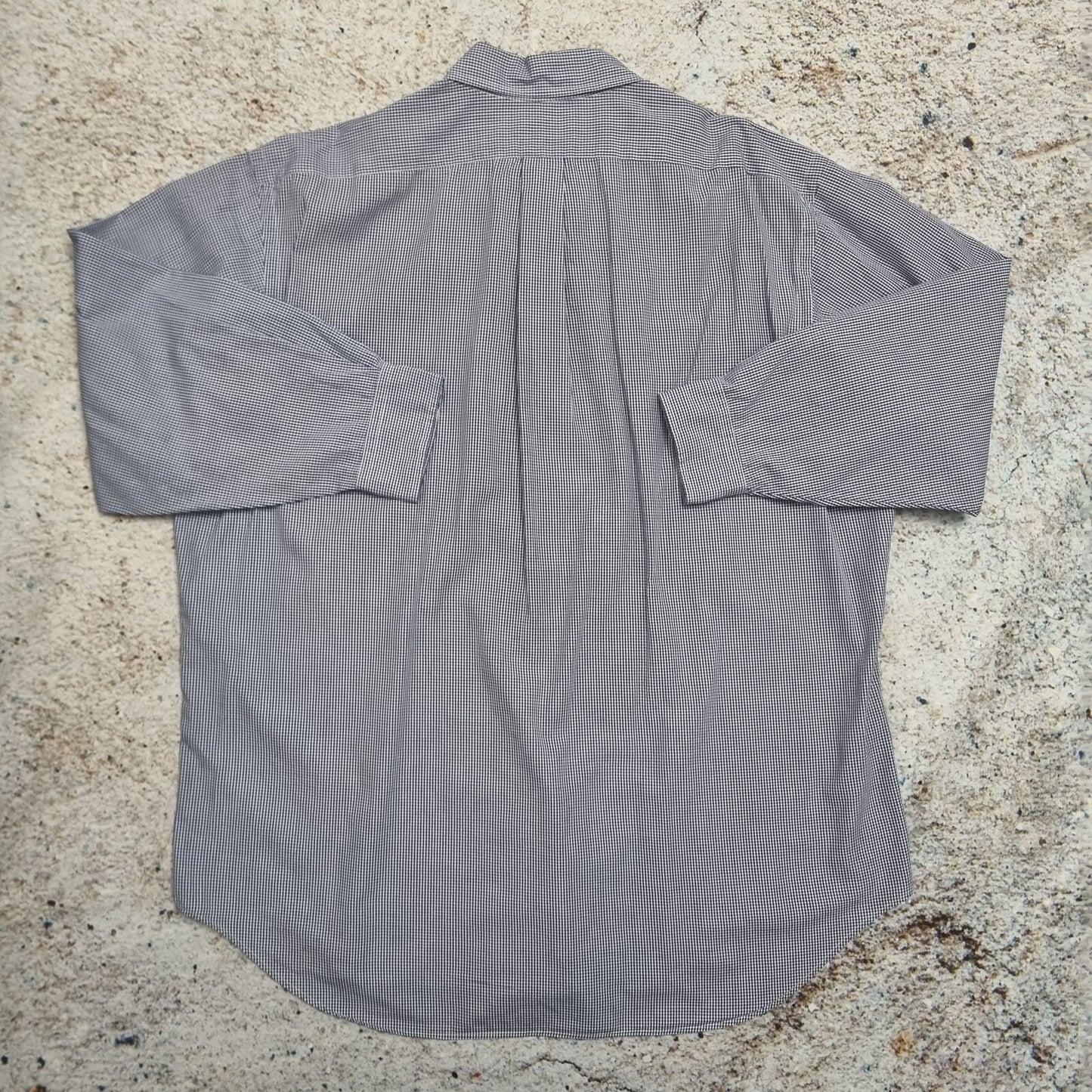 Ralph Lauren OXFORD SHIRT YARMOUTH CHECK PLAID - Blue - Size 17.5