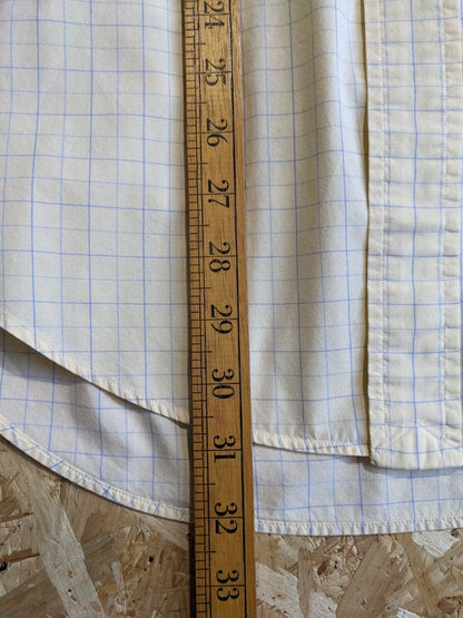 Ralph Lauren Sleeve Yarmouth Check - Size 15.5 32 33- Yellow