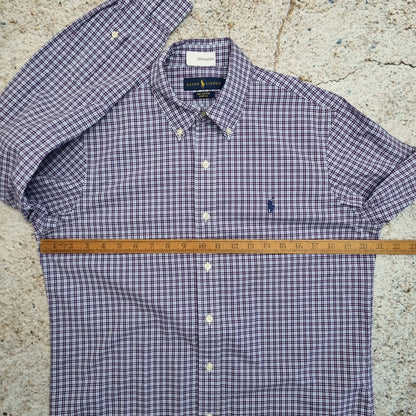 Ralph Lauren OXFORD SHIRT 100% COTTON STRETCH - Purple - Size S