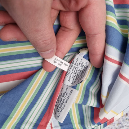 Polo Ralph Lauren OXFORD SHIRT CUSTOM FIT STRIPE - Blue - Size M