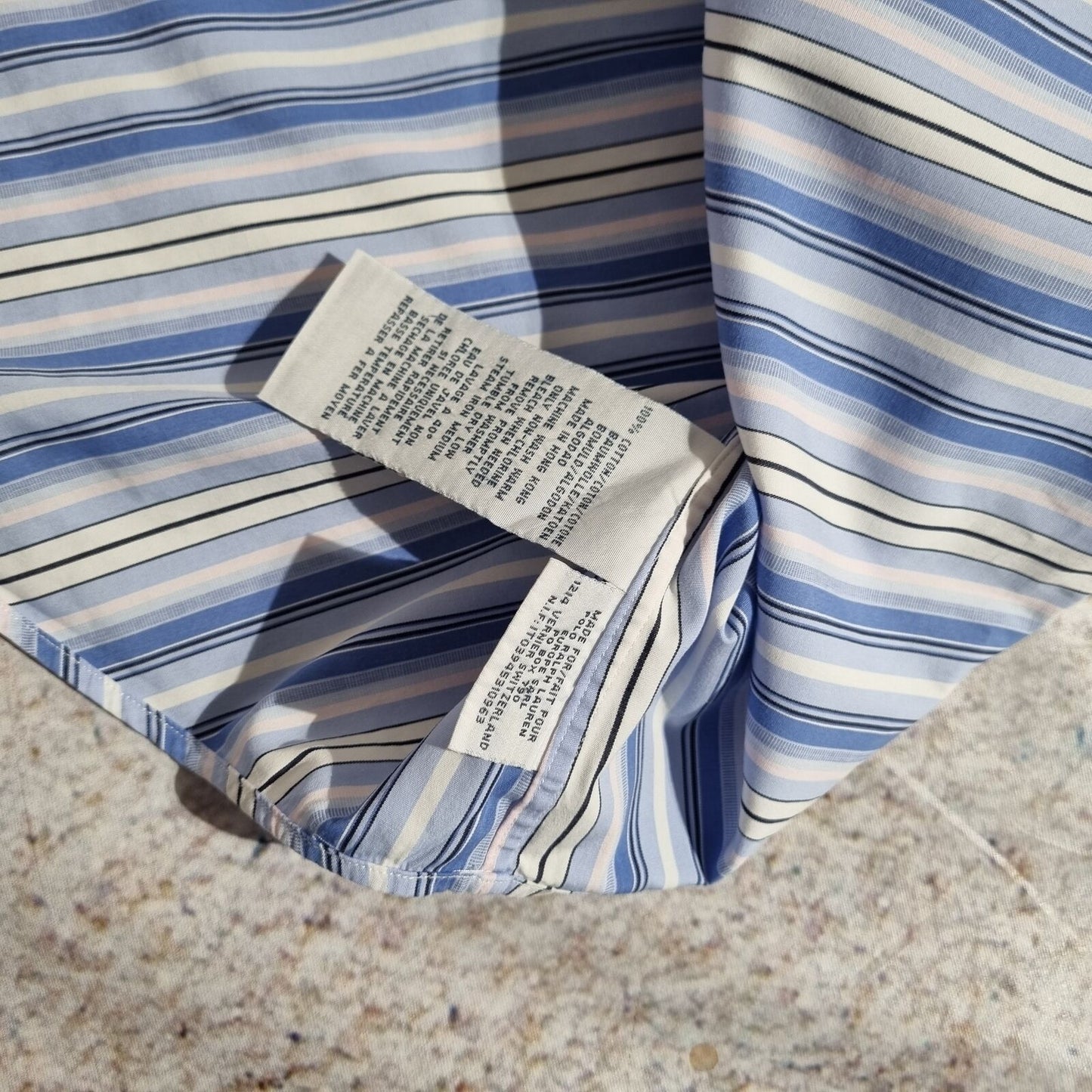 Ralph Lauren OXFORD SHIRT CUSTOM FIT STRIPE - Blue - Size M