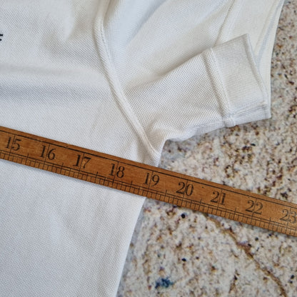 BARBOUR BEACON POLO SHIRT  - WHITE - Size M