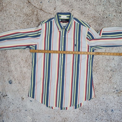 Polo Ralph Lauren OXFORD SHIRT CUSTOM FIT STRIPE - Blue - Size M