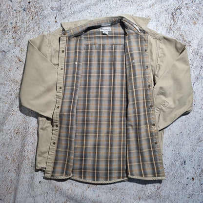 Carhartt OVER SHIRT HEAVYWEIGHT DISTRESSED - Brown - Size L