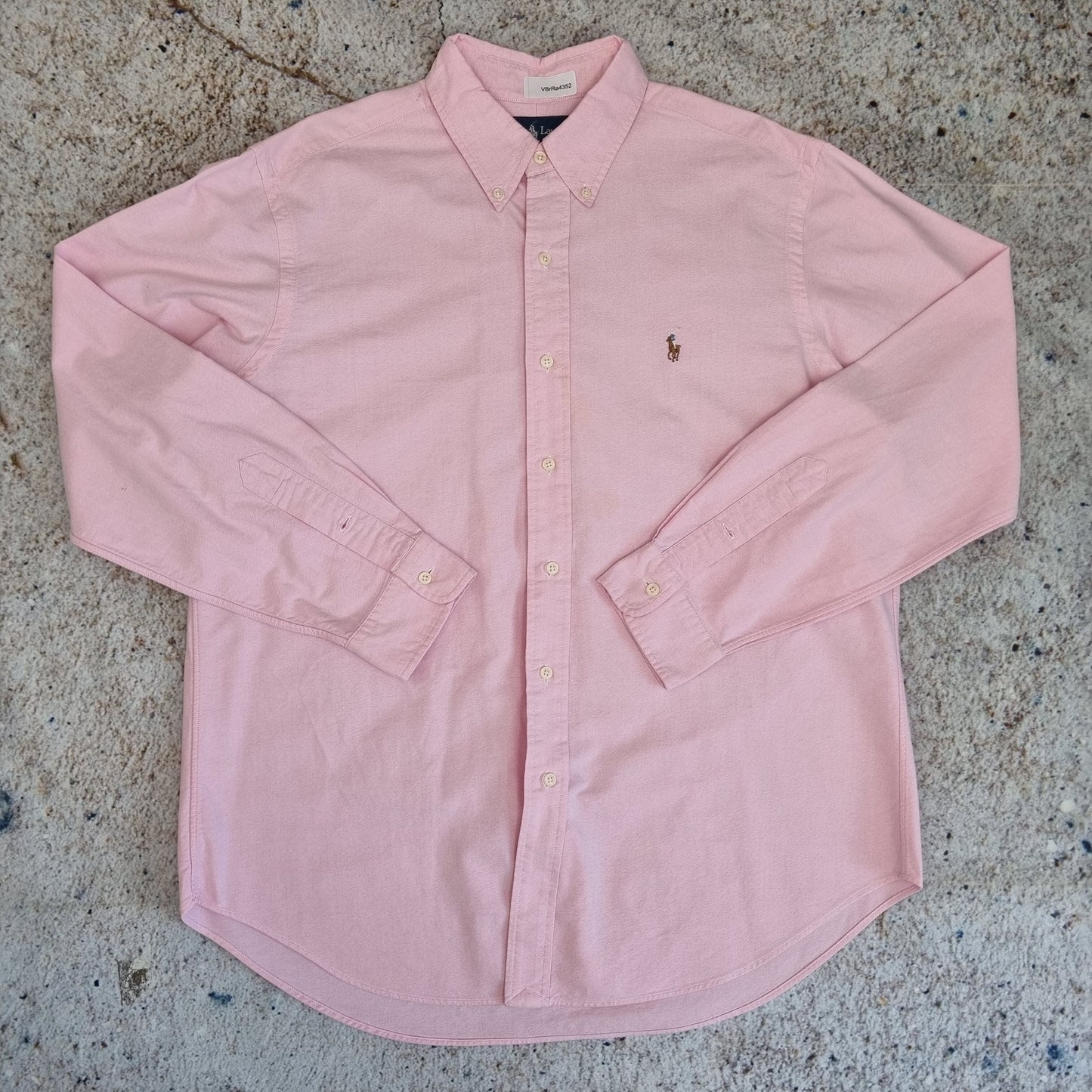 Ralph Lauren OXFORD SHIRT CLASSIC FIT PLAIN - Pink - Size L
