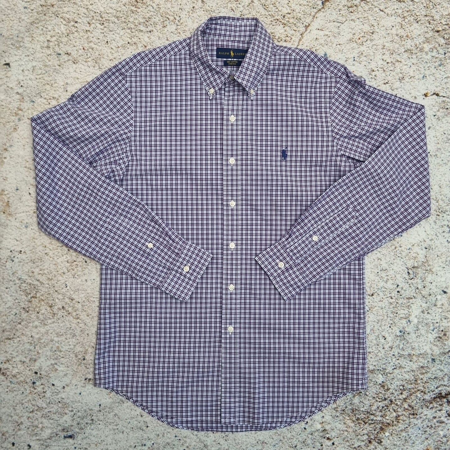 Ralph Lauren OXFORD SHIRT 100% COTTON STRETCH - Purple - Size S
